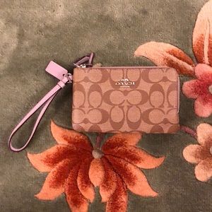 Coach Signature Wristlet
